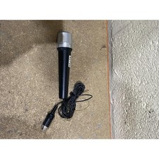 VTG Philips Wide Band Cardioid Dynamic Microphone Black & Silver Wired 3-Pin DIN