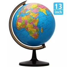 13'' World Globe Earth Ocean
