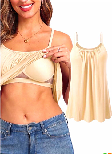 Beige maternity nursing - nursing, tank