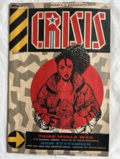 Crisis Comic (Presented By 2000AD) #1, #15, Good Condition, & Promo Poster