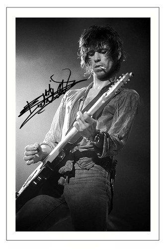 Keith richards signed photo - keith,