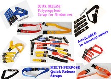 QUICK RELEASE FITTING STRAP -Window Net Rally Brisca safety Autograss Stock car