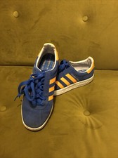 Rare Adidas Trimm Trab Blue/amber