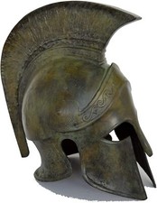 Corinthian solid bronze helmet