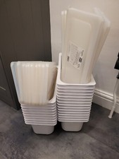 25x 4.5L Napoli Ice Cream Container Tubs & Lid