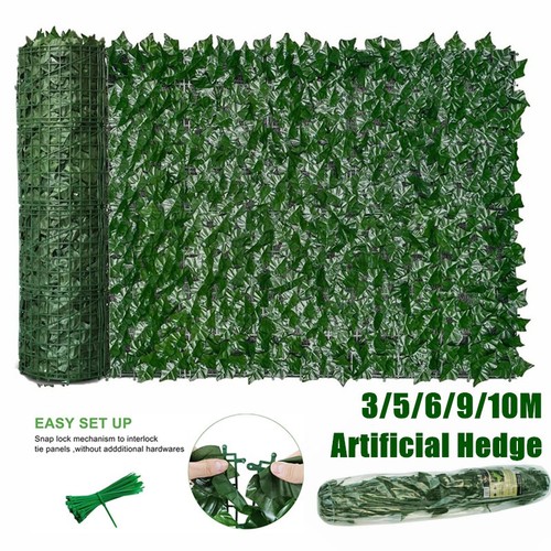 10m artificial hedge - 3m-, ivy