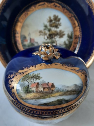 Meissen porcelain cobalt blue - meissen,