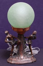 ART DECO ANTIQUE BRASS FIGURAL