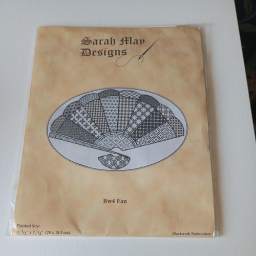 Black work embroidery kit - black,