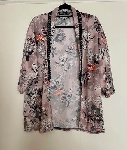 Floral kimono style top - top, size