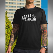 Staffy Evolution T-Shirt Funny Staffordshire Bull Terrier Dog Love Small to 5XL