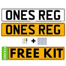 Car Reg Number Plate Replacement Registration Standard MOT UK Road Legal Plates