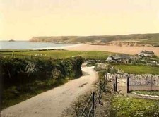 Cornwall Polzeath Bay A4 Photo