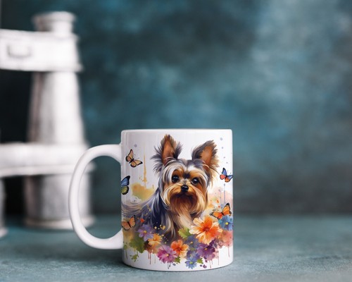 Watercolour yorkshire terrier - watercolour,
