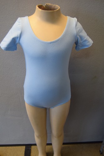 Pale blue short - , sleeve
