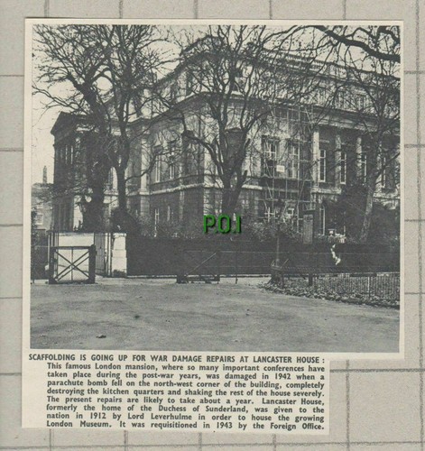 Lancaster house london ww2 - house,