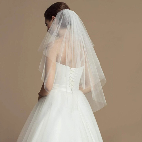 Tiers bride wedding veil - tiers,