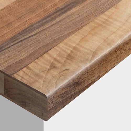 Walnut block laminate - laminate, kitchen