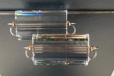 Pair  of   crystal glass