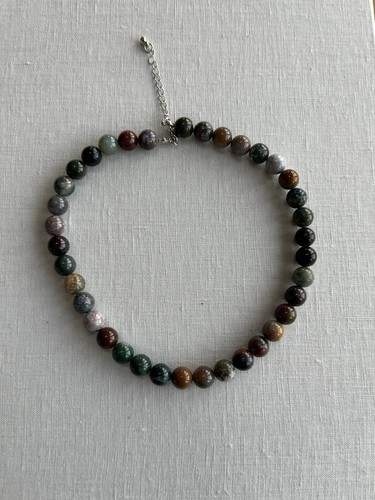 Forest green polished stone - forest,