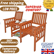 ACACIA WOOD OUTDOOR LOVE SEAT