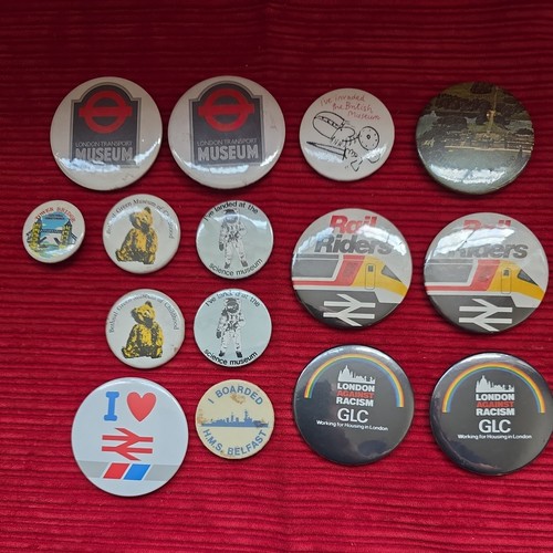 80s vintage pin badges - vintage,
