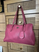 Pink Coach Handbag Satchel