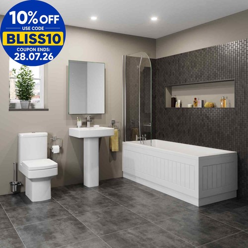 Bathroom suite toilet basin - suite,
