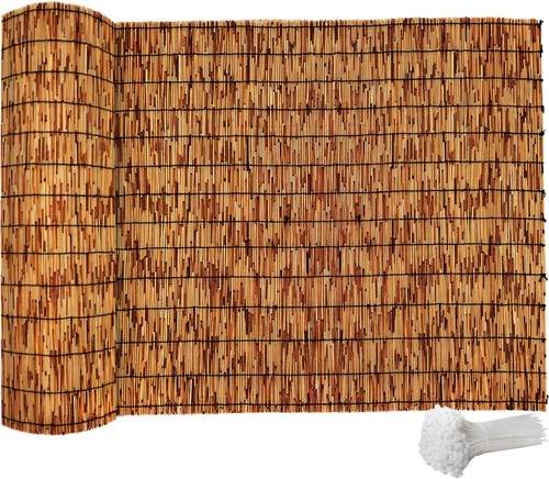 Handwoven bamboo fencing - handwoven,