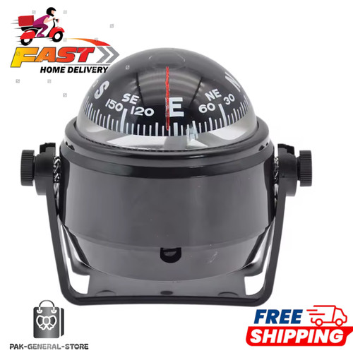 Marine compass with mount - marine,