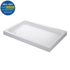 Mira Flight Shower Tray Rectangular Deep Profile Stone Resin Waste 1200 x 760mm