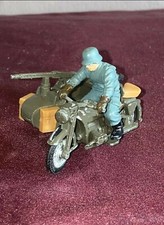 WW2 german militaria Toy Army German Bmw Motor Bike And Side Car Ww2