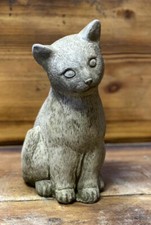 STONE GARDEN CUTE SITTING CAT