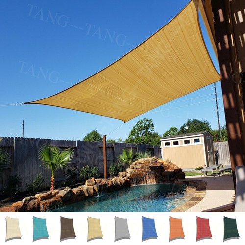 Permeable shade sail patio - shade,
