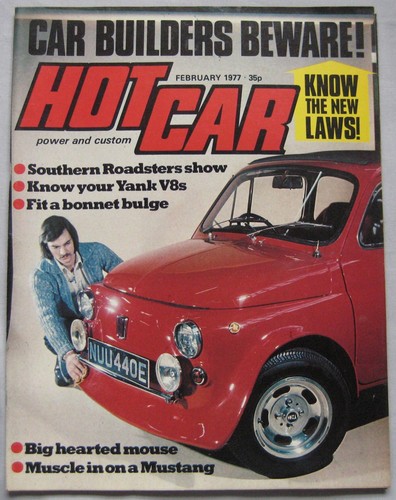 Hot car magazine - car, 1977