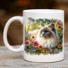Personalised Ragdoll Cat Mug