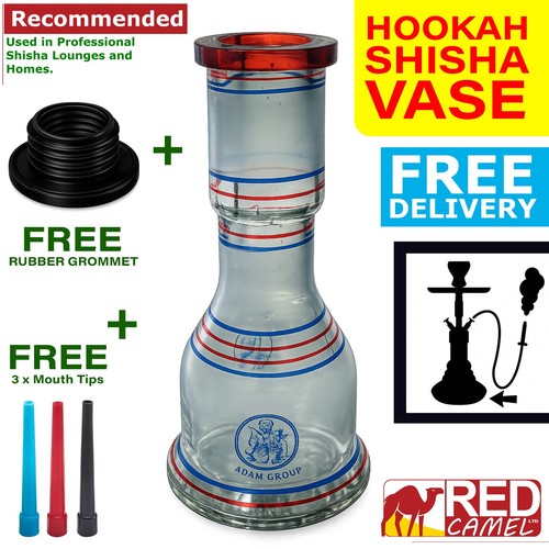 Shisha hookah glass base - glass, vase
