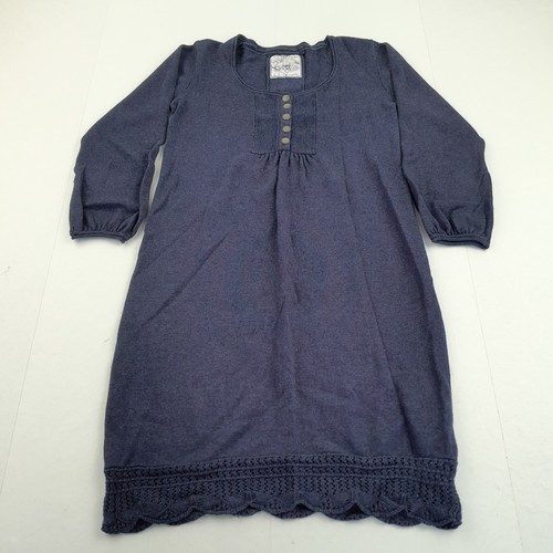 Fat face jumper dress blue - dress, 10