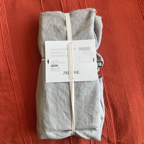 Pair linen pillowcases - of,