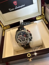 Tonino Lamborghini Shield TL7801 Luxury Swiss Made Mens Watch Sapphire Crystal
