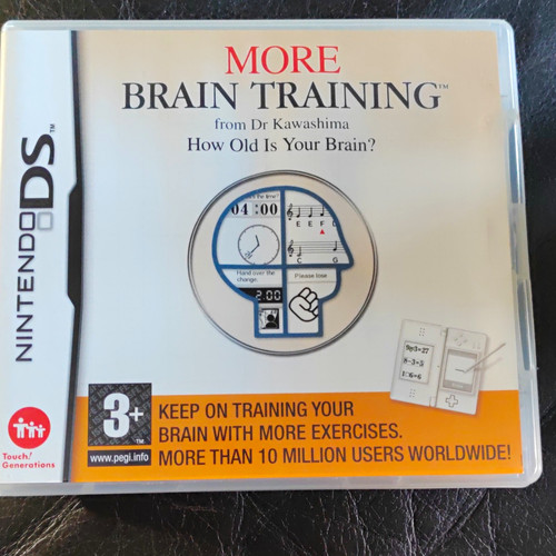 Nintendo more brain training - nintendo,