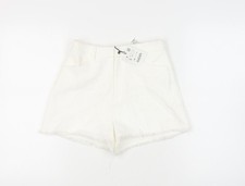 Zara Women's White Shorts S