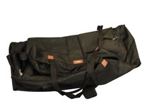 Samsonite Rolling Duffel Bag Black Large Wheeled Travel Luggage w/ Zip Pockets