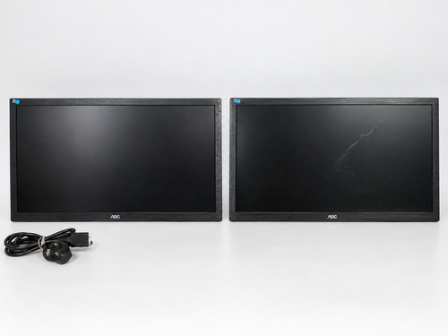 Pair aoc monitors 2x - pair,
