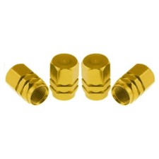 Valve Dust Caps Gold for Volvo C30 C40 C70 CX60 CX90 XC40 XC60 XC70 XC90