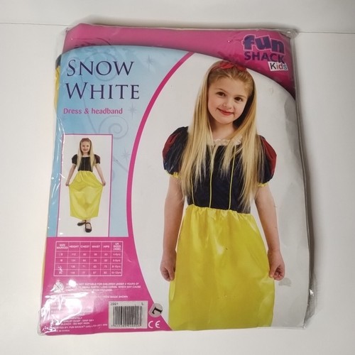 Snow white costume girls - white, age