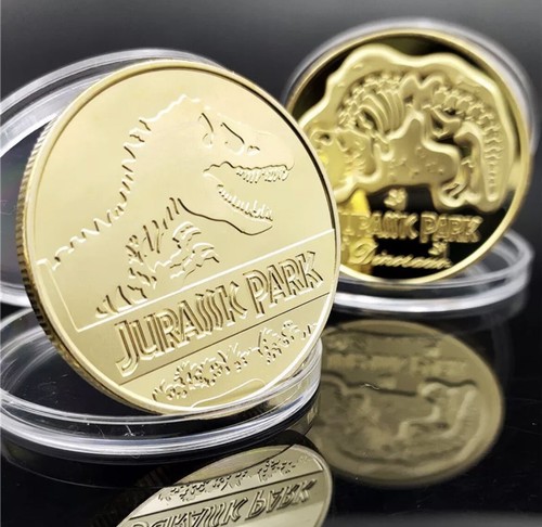 Jurassic park coin - jurassic,