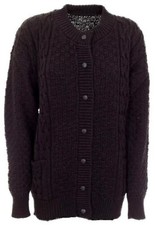 Womens Round Neck Aran Cable