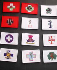 British Army - Field Hospital & Hospital Morale Vel-cro Patches