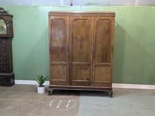 Edwardian Mahogany Triple